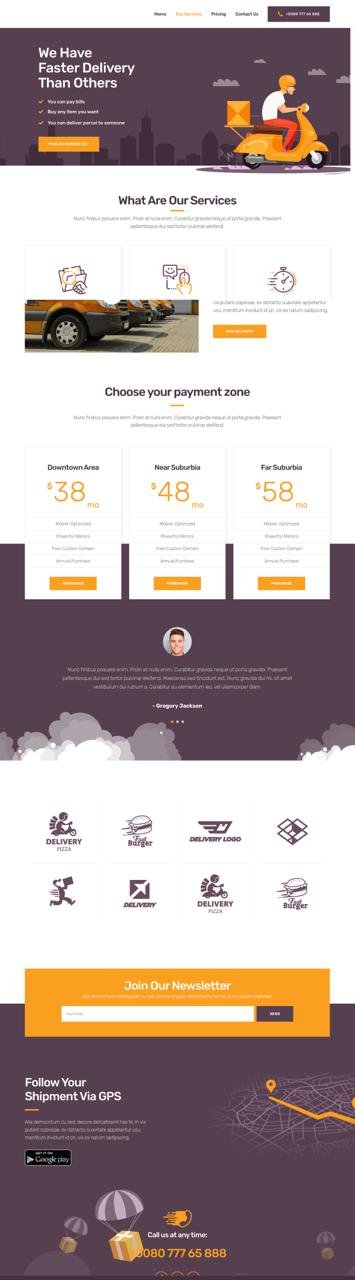 Delivery Website